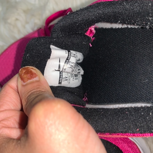 Pink and sliver Nike athletic shoes - Picture 3 of 3